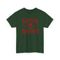Kaptin Krusher Band T-Shirt – Red Skull Graphic Tee, Heavy Cotton Shirt for Fans, Rock Festival Merch
